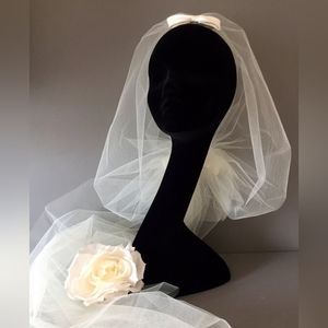 NWT Wedding Veil Audrey Hepburn Style Handmade